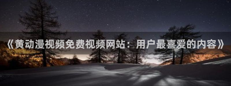 风车动漫网址：《黄动漫视频免费视频网站：用户最喜爱的内容》